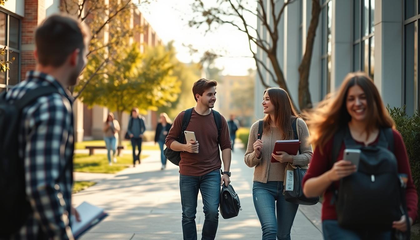 Students working in research laboratory