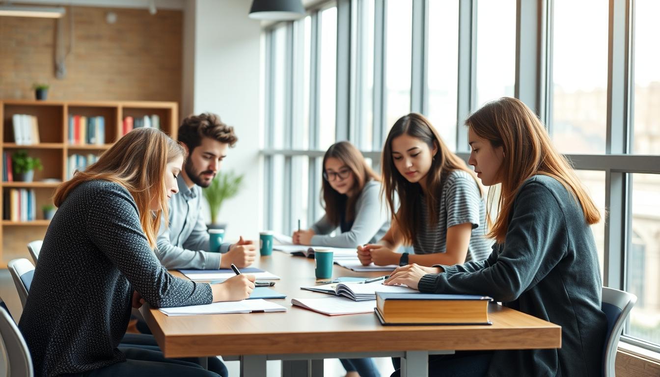 University campus and academic environment in Amsterdam